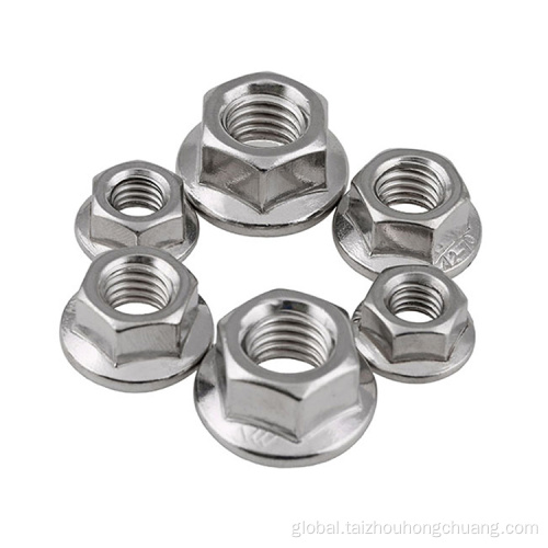 Stainless Nutserts Supply Stainless Steel Hexagon Flange Nut inventory stock Factory